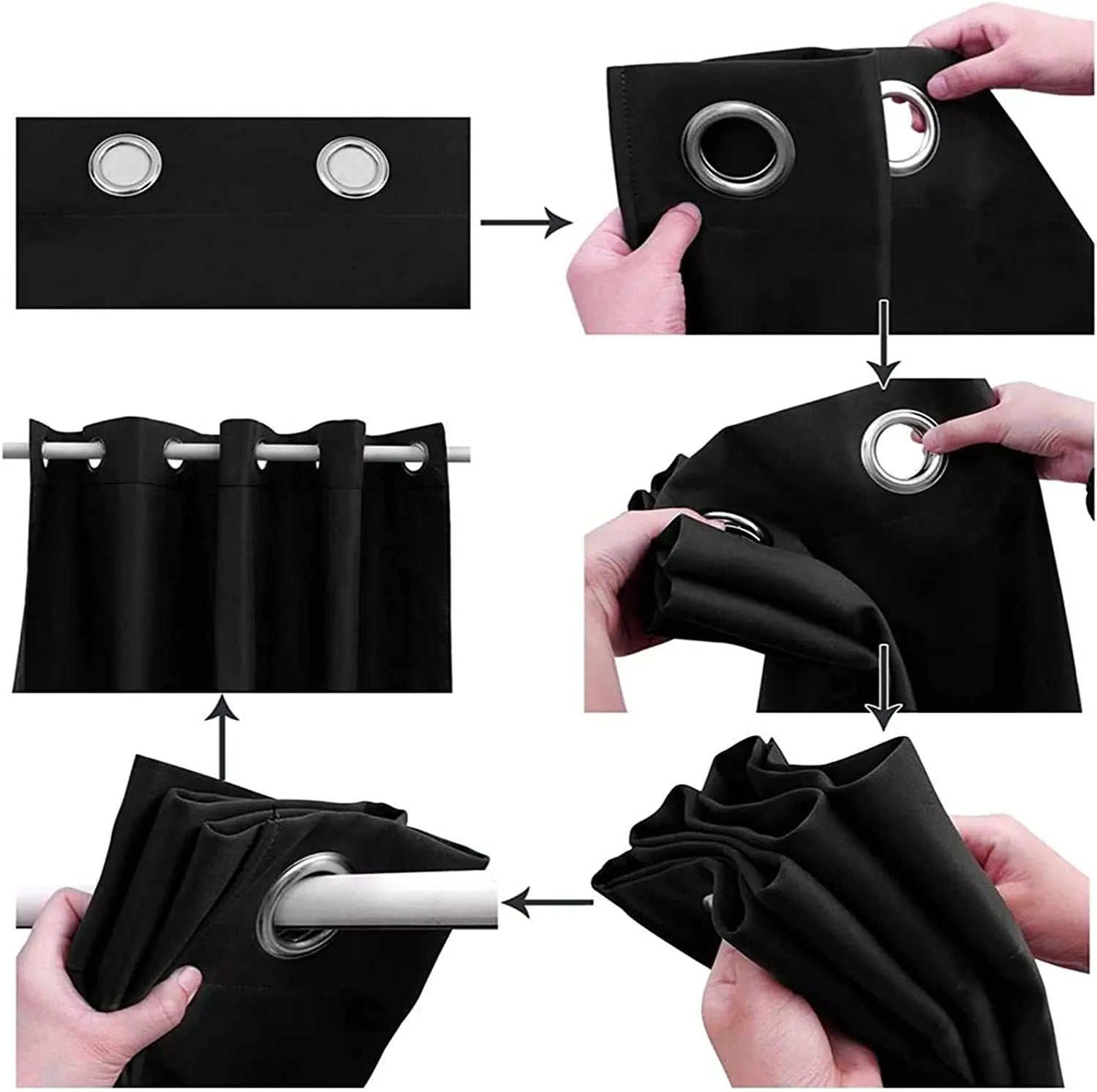 Ariana Grande Curtain Home Decoration, Star Celebrity Window Decoration, Polyester Shade, Bedroom, Living Room, 2 Tablets Set