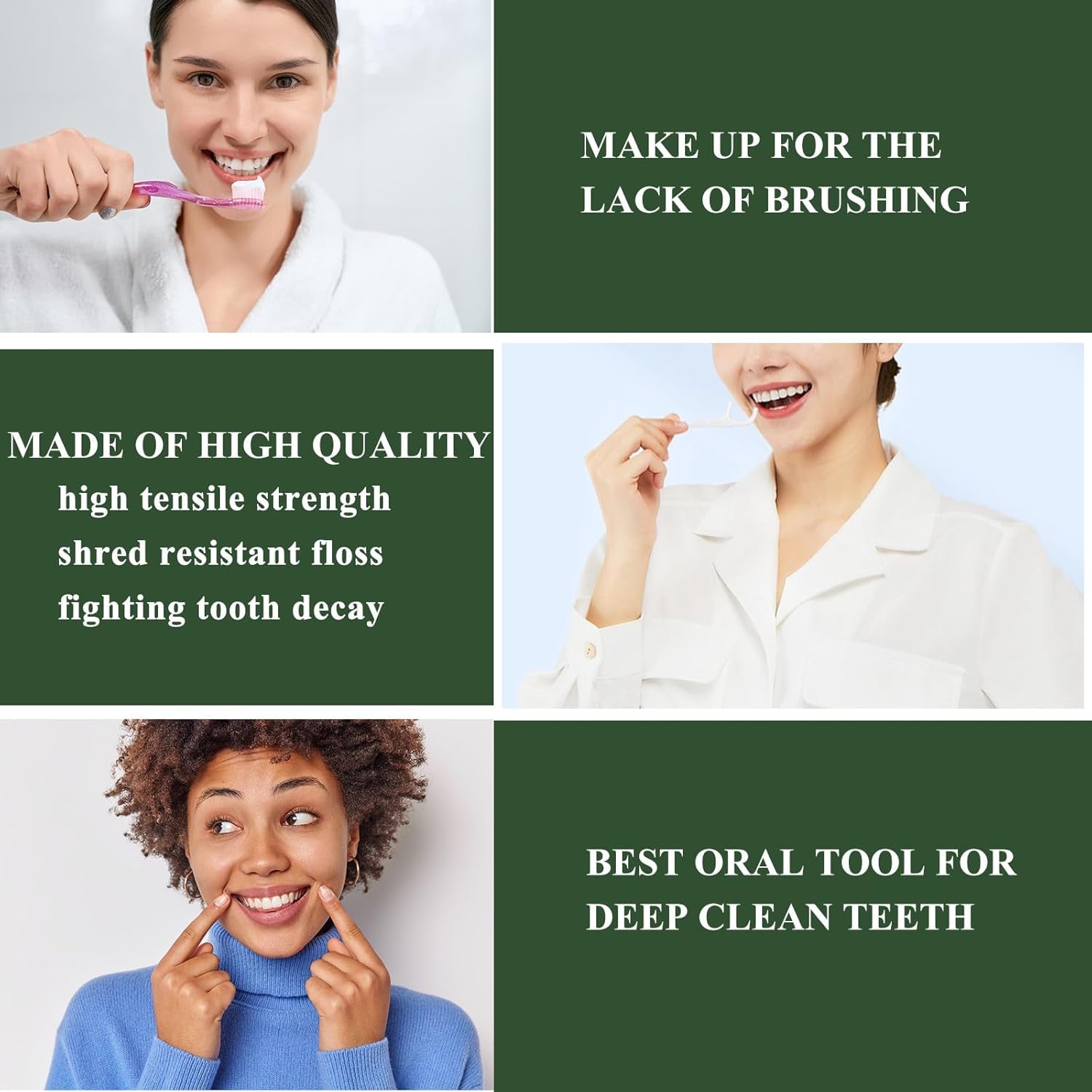 Dental Floss Picks of 320 Count Triple Clean Toothpicks Sticks,Work Smooth Perefct for Tight Teeth,Especially for Sweet Tooth,Helps Fight Dental Caries,Gum Health(3 Pack)